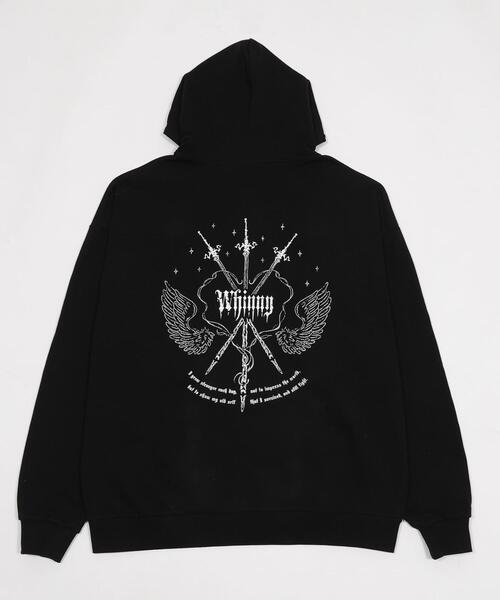 Whinny(ホワイニー)の「Whinny/サイキョー騎士の集いパーカー(パーカー・レディース・ブラック/ダークグレー/ホワイト・FREE)」の17枚目の写真
