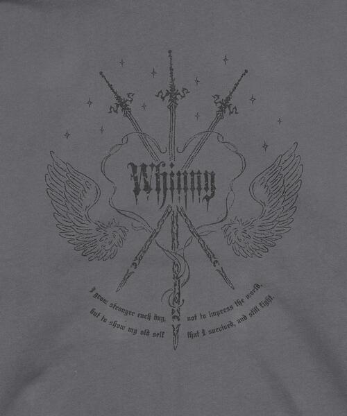 Whinny(ホワイニー)の「Whinny/サイキョー騎士の集いパーカー(パーカー・レディース・ブラック/ダークグレー/ホワイト・FREE)」の22枚目の写真