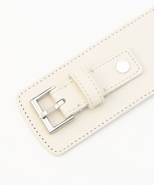 K.T KIYOKO TAKASE（キヨコタカセ）の「50mm 2WAYゴムベルト（ベルト・レディース・オフホワイト・9号）」の9枚目の写真