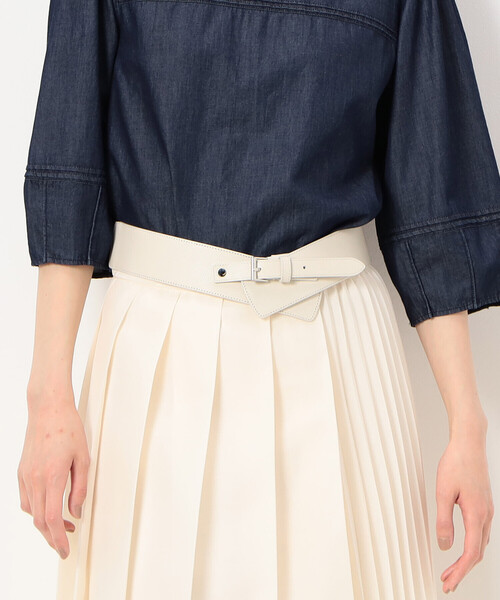 K.T KIYOKO TAKASE（キヨコタカセ）の「50mm 2WAYゴムベルト（ベルト・レディース・オフホワイト・9号）」の5枚目の写真