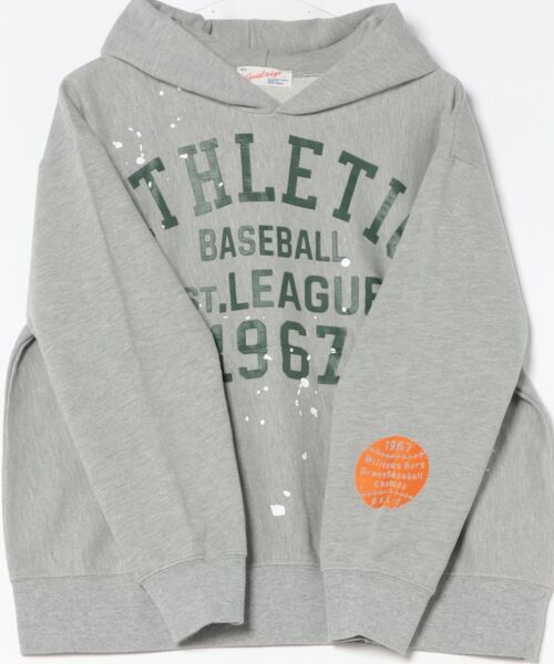 go slow caravan(ゴースローキャラバン)の「GENTIL/ジャンティー T/C裏毛プリント プルパーカー(パーカー・レディース・グレー/オレンジ・FREE)」の14枚目の写真