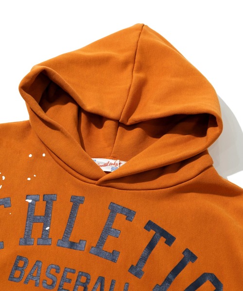 go slow caravan(ゴースローキャラバン)の「GENTIL/ジャンティー T/C裏毛プリント プルパーカー(パーカー・レディース・グレー/オレンジ・FREE)」の13枚目の写真