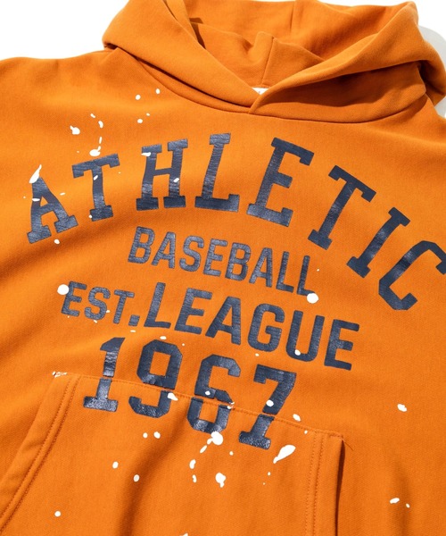 go slow caravan(ゴースローキャラバン)の「GENTIL/ジャンティー T/C裏毛プリント プルパーカー(パーカー・レディース・グレー/オレンジ・FREE)」の12枚目の写真