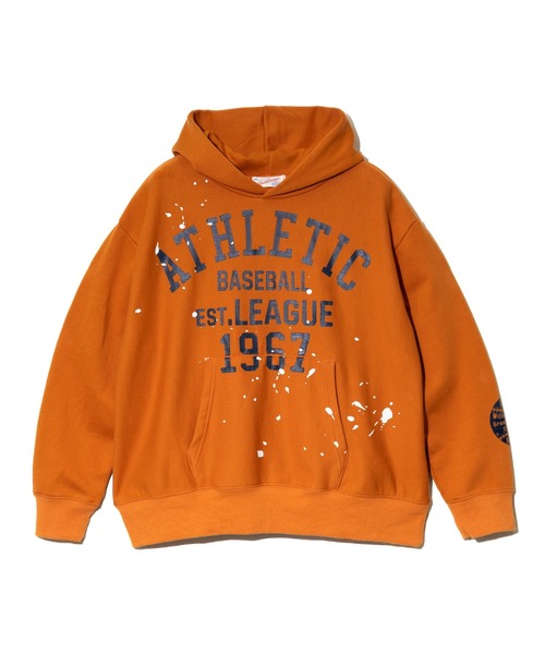 go slow caravan(ゴースローキャラバン)の「GENTIL/ジャンティー T/C裏毛プリント プルパーカー(パーカー・レディース・グレー/オレンジ・FREE)」の7枚目の写真