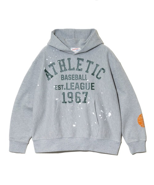 go slow caravan(ゴースローキャラバン)の「GENTIL/ジャンティー T/C裏毛プリント プルパーカー(パーカー・レディース・グレー/オレンジ・FREE)」の5枚目の写真