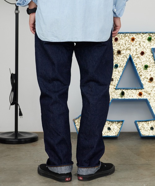 orSlow(オアスロウ)の「orSlow/オアスロウ SHORT LENGTH 105 STANDARD SELVEDGE DENIM 2026年春夏春服 夏服(デニムパンツ・メンズ・ブルー・4/3/2)」の17枚目の写真