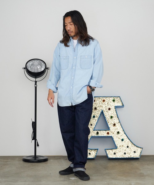 orSlow(オアスロウ)の「orSlow/オアスロウ SHORT LENGTH 105 STANDARD SELVEDGE DENIM 2026年春夏春服 夏服(デニムパンツ・メンズ・ブルー・4/3/2)」の11枚目の写真