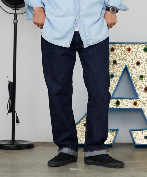 orSlow(オアスロウ)の「orSlow/オアスロウ SHORT LENGTH 105 STANDARD SELVEDGE DENIM 2026年春夏春服 夏服(デニムパンツ・メンズ・ブルー・4/3/2)」の6枚目の写真
