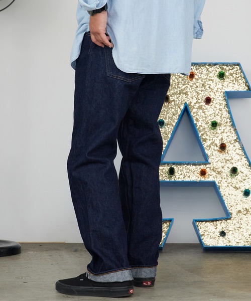 orSlow(オアスロウ)の「orSlow/オアスロウ SHORT LENGTH 105 STANDARD SELVEDGE DENIM 2026年春夏春服 夏服(デニムパンツ・メンズ・ブルー・4/3/2)」の10枚目の写真