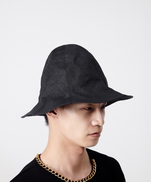 BED J.W. FORD(ベッドフォード)の「Paper Tulip Hat(ハット・メンズ・ブラック・1/0/2)」の2枚目の写真