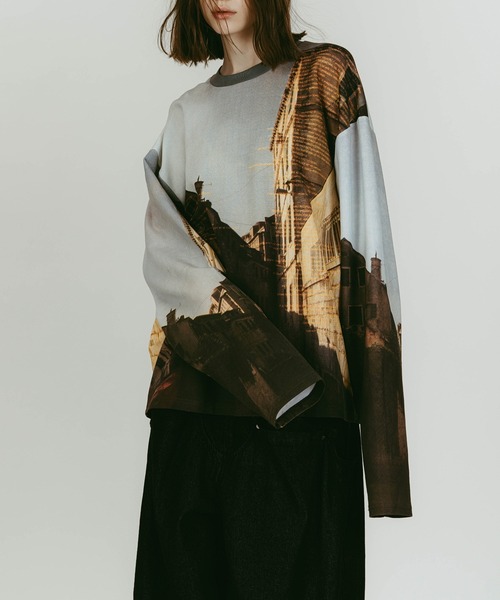 Knuth Marf（クヌースマーフ）の「【Knuth Marf】scenery print long sleeve tee（Tシャツ/カットソー・レディース・その他2/その他1・FREE）」の18枚目の写真