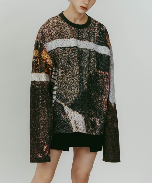 Knuth Marf（クヌースマーフ）の「【Knuth Marf】scenery print long sleeve tee（Tシャツ/カットソー・レディース・その他2/その他1・FREE）」の3枚目の写真