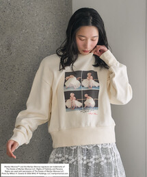 マリリン・モンロー BURST SHOT SWEAT SHIRT/バースト ショット スウェット