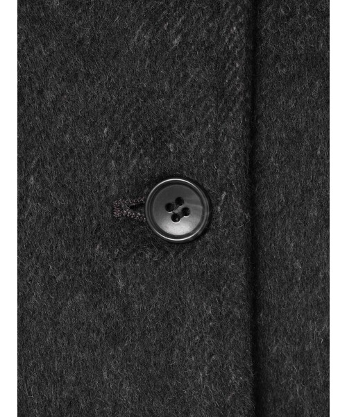 mizuiroind（ミズイロインド）の「mizuiro ind ウールブレンドワイドコート（その他アウター・レディース・ベージュ/ブラック/グレー/チャコールグレー・FREE）」の6枚目の写真