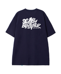 [エピスタジオXスキャリーブラザーSERIES 1]コットンルーズフィット半袖Tシャツ_スペースネイビー