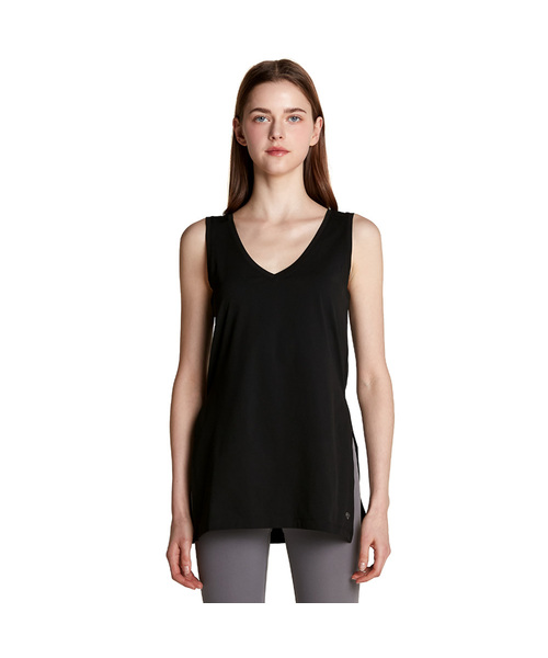 TESLA(テスラ)の「女性カバーアップ袖なしタンクトップ(Tシャツ/カットソー・レディース・ホワイト/ブラック/ベージュ/ブルー・M/L/2XL/XL/S)」の3枚目の写真