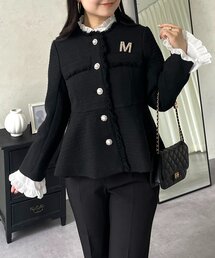 GIANFRANCO FERRE ツイードジャケット 金ボタン ラメ入り 38 URBAN RESEARCH（アーバンリサーチ）の「GIOLICAラメツイード