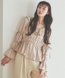 AND COUTURE | ウエストシャーリングブラウス(シャツ/ブラウス)