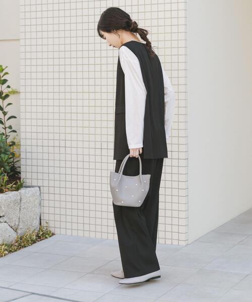 ITEMS URBANRESEARCH（アイテムズ アーバンリサーチ）の「インナー付きマルチウェイセットアップ（セットアップ・レディース・ベージュ系その他/ブラック・FREE）」の18枚目の写真