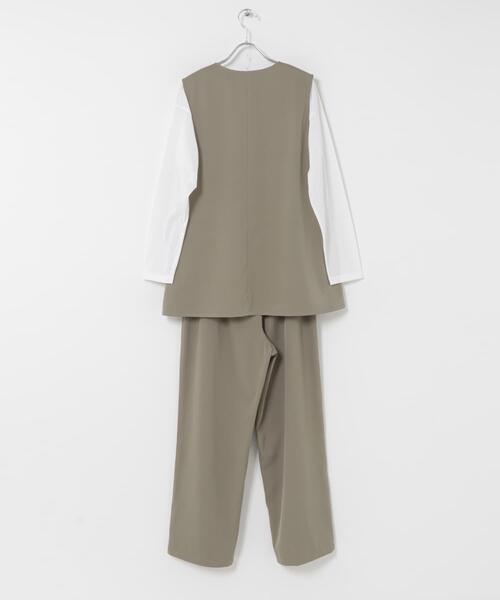 ITEMS URBANRESEARCH（アイテムズ アーバンリサーチ）の「インナー付きマルチウェイセットアップ（セットアップ・レディース・ベージュ系その他/ブラック・FREE）」の14枚目の写真