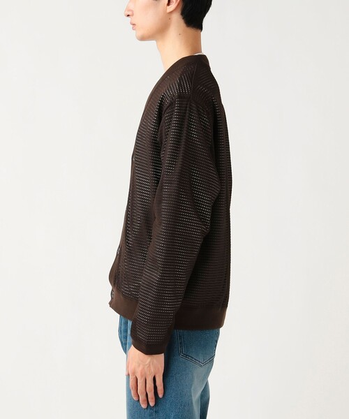 BEAMS HEART(ビームスハート)の「【5/21値下げ】スカシリブ メッシュカーディガン(ユニセックス)(カーディガン/ボレロ・メンズ・ブラック/ブラウン・SMALL/MEDIUM/LARGE)」の12枚目の写真