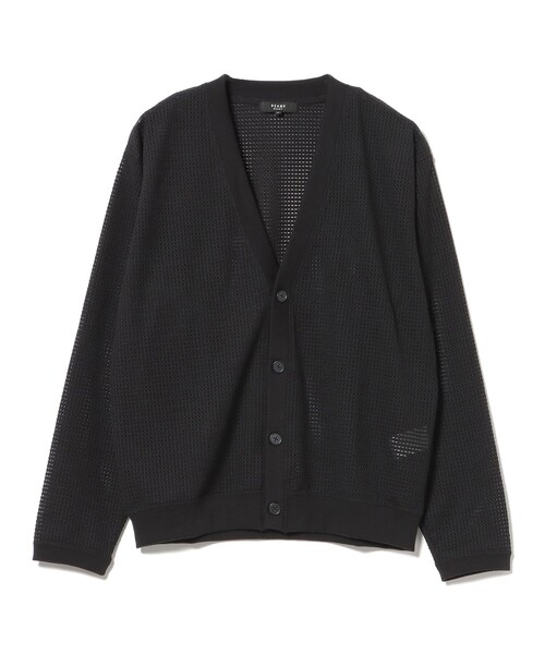 BEAMS HEART(ビームスハート)の「【5/21値下げ】スカシリブ メッシュカーディガン(ユニセックス)(カーディガン/ボレロ・メンズ・ブラック/ブラウン・SMALL/MEDIUM/LARGE)」の14枚目の写真