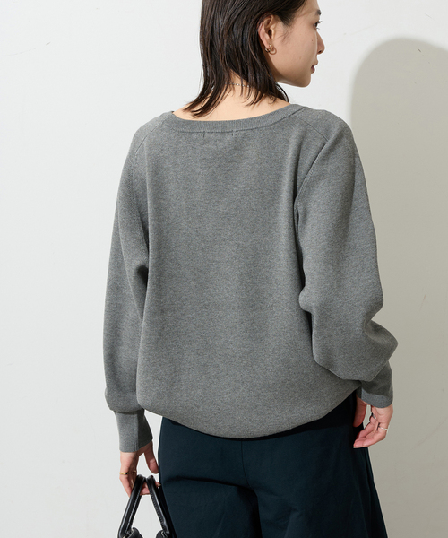 JOURNAL STANDARD（ジャーナルスタンダード）の「ウォッシャブルラグランプルオーバー（ニット/セーター・レディース・ブラック/チャコールグレー/ホワイト・FREE）」の15枚目の写真