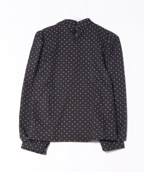 Ritzy(リッツィー)の「トッド柄衿リボン仕様フリルシャツ(シャツ/ブラウス・レディース・ブラック/ホワイト・L/M)」の19枚目の写真