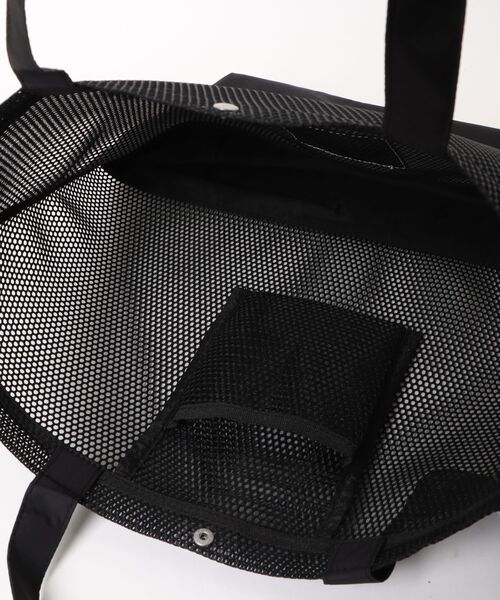 FRUIT OF THE LOOM(フルーツオブザルーム)の「【FRUIT OF THE LOOM】EX MESH TOTE BAG L /フルーツオブザルーム メッシュトートバッグ Lサイズ(トートバッグ・メンズ・ベージュ/ネイビー/ミント/ブラック/イエロー・FREE)」の8枚目の写真
