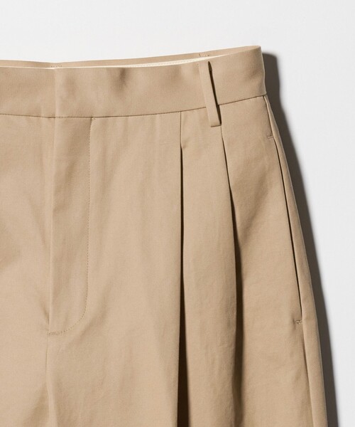 UNITED ARROWS(ユナイテッドアローズ)の「チノ ワイドパンツ(チノパンツ・レディース・ベージュ/ナチュラル・40/38/36)」の4枚目の写真