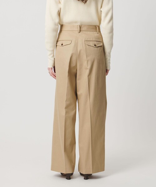 UNITED ARROWS（ユナイテッドアローズ）の「チノ ワイドパンツ（チノパンツ・レディース・ベージュ/ナチュラル・36/38/40）」の10枚目の写真