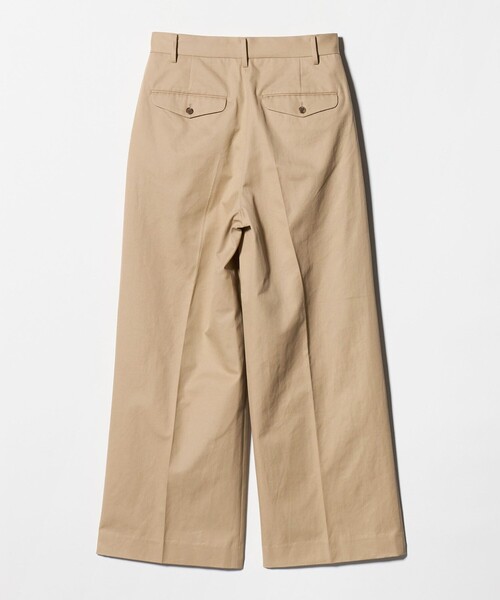 UNITED ARROWS（ユナイテッドアローズ）の「チノ ワイドパンツ（チノパンツ・レディース・ベージュ/ナチュラル・36/38/40）」の12枚目の写真