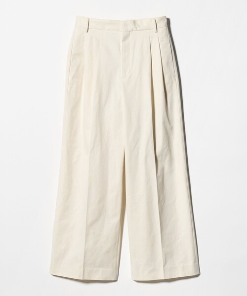 UNITED ARROWS（ユナイテッドアローズ）の「チノ ワイドパンツ（チノパンツ・レディース・ベージュ/ナチュラル・36/38/40）」の19枚目の写真