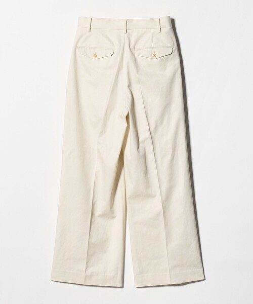 UNITED ARROWS（ユナイテッドアローズ）の「チノ ワイドパンツ（チノパンツ・レディース・ベージュ/ナチュラル・36/38/40）」の3枚目の写真