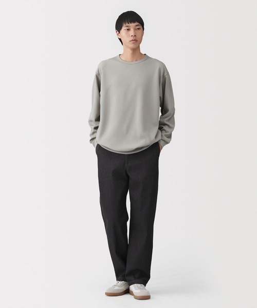 無印良品（ムジルシリョウヒン）の「紳士　洗いざらしデニムイージーパンツ　黒（デニムパンツ・メンズ・ブラック・XL/L/M/S）」の2枚目の写真