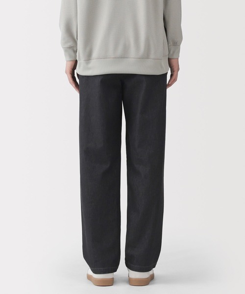 無印良品（ムジルシリョウヒン）の「紳士　洗いざらしデニムイージーパンツ　黒（デニムパンツ・メンズ・ブラック・XL/L/M/S）」の4枚目の写真