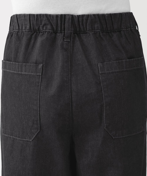 無印良品（ムジルシリョウヒン）の「紳士　洗いざらしデニムイージーパンツ　黒（デニムパンツ・メンズ・ブラック・XL/L/M/S）」の6枚目の写真