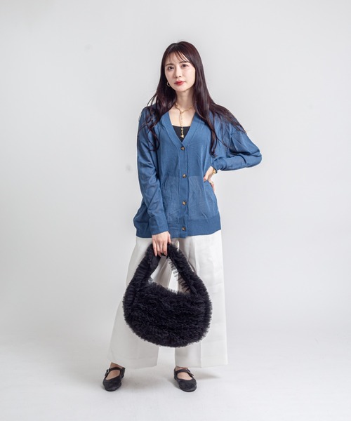HELOYSE(エロイーズ)の「【HELOYSE/エロイーズ】チュールショルダーバッグ poodle medium(ショルダーバッグ・レディース・ブラック/ブラウン・FREE)」の17枚目の写真