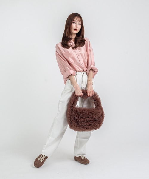 HELOYSE(エロイーズ)の「【HELOYSE/エロイーズ】チュールショルダーバッグ poodle medium(ショルダーバッグ・レディース・ブラック/ブラウン・FREE)」の6枚目の写真