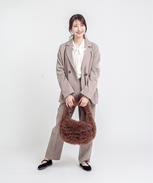 HELOYSE(エロイーズ)の「【HELOYSE/エロイーズ】チュールショルダーバッグ poodle medium(ショルダーバッグ・レディース・ブラック/ブラウン・FREE)」の12枚目の写真