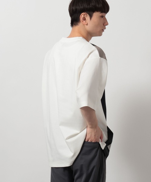 LAKOLE（ラコレ）の「COLORブロックポンチT / 643947（Tシャツ/カットソー・メンズ・ブラック/ホワイト/ネイビー・LARGE/MEDIUM）」の18枚目の写真