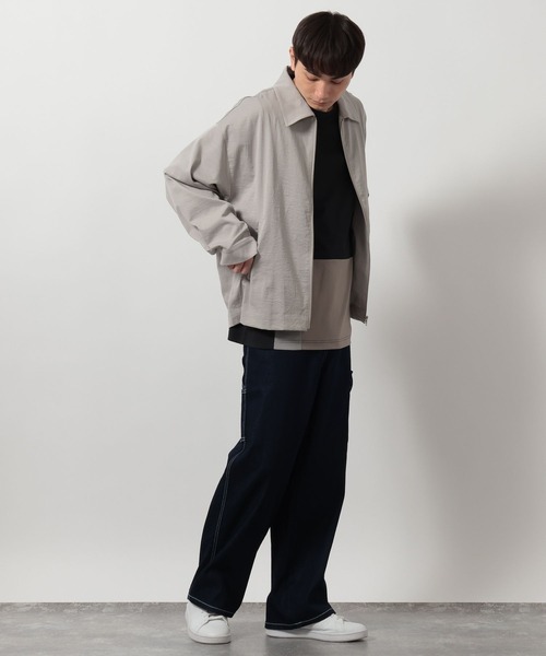 LAKOLE（ラコレ）の「COLORブロックポンチT / 643947（Tシャツ/カットソー・メンズ・ブラック/ホワイト/ネイビー・LARGE/MEDIUM）」の19枚目の写真