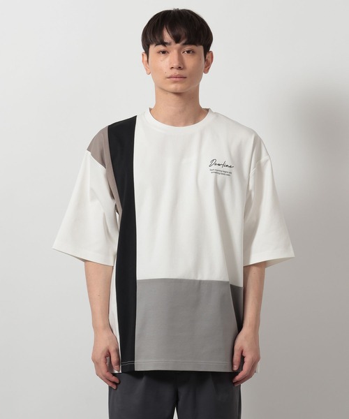 LAKOLE（ラコレ）の「COLORブロックポンチT / 643947（Tシャツ/カットソー・メンズ・ブラック/ホワイト/ネイビー・LARGE/MEDIUM）」の4枚目の写真