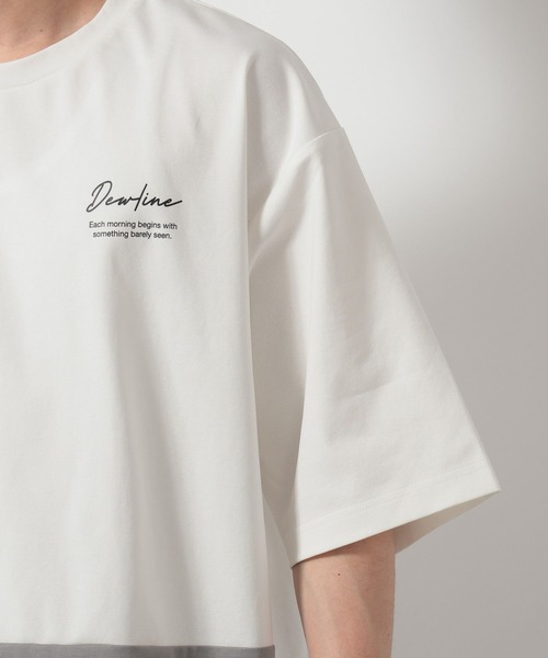 LAKOLE（ラコレ）の「COLORブロックポンチT / 643947（Tシャツ/カットソー・メンズ・ブラック/ホワイト/ネイビー・LARGE/MEDIUM）」の8枚目の写真