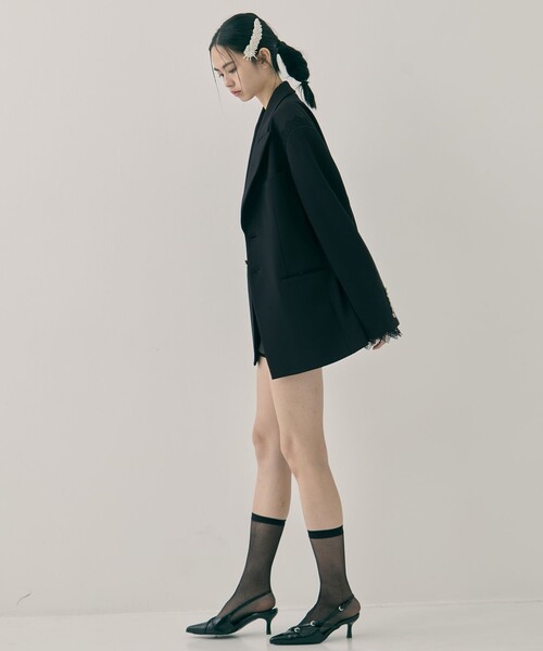 tanakadaisuke（タナカダイスケ）の「【tanakadaisuke/タナカダイスケ】grand feather beads barrette Left/グランフェザービーズバレッタ(左側)（バレッタ/ヘアクリップ・レディース・ホワイト・FREE）」の15枚目の写真