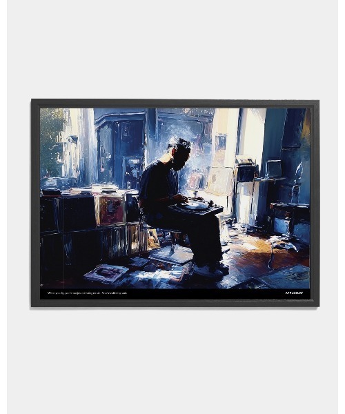 APPLEBUM(アップルバム)の「“Drop the Needle” A1 Poster(ポスター/アート・メンズ・その他・FREE)」の1枚目の写真