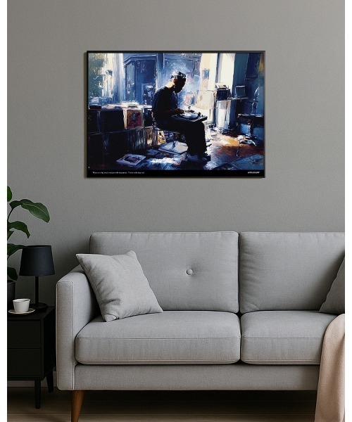 APPLEBUM(アップルバム)の「“Drop the Needle” A1 Poster(ポスター/アート・メンズ・その他・FREE)」の4枚目の写真