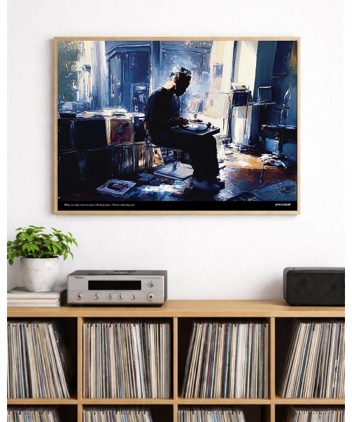 APPLEBUM(アップルバム)の「“Drop the Needle” A1 Poster(ポスター/アート・メンズ・その他・FREE)」の5枚目の写真