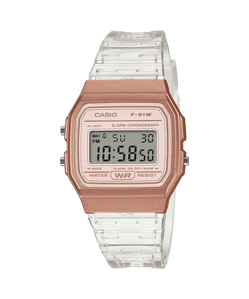 CASIO(カシオ)の「CASIO Collection / F-91WS-7A3JF(デジタル腕時計・メンズ・ピンクゴールド・FREE)」の1枚目の写真