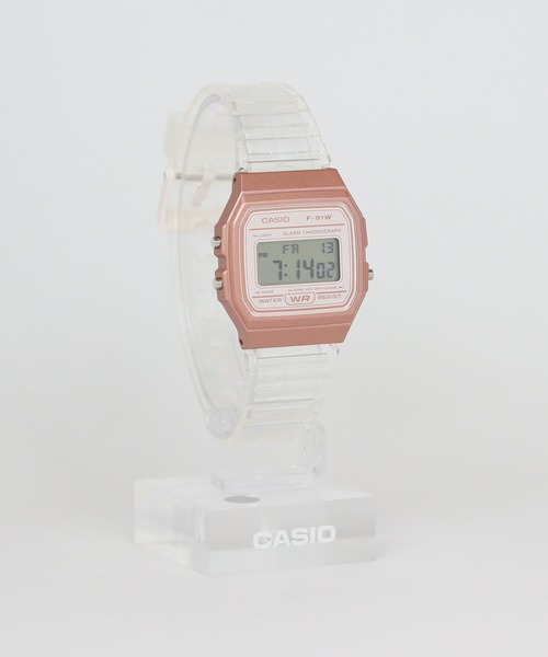 CASIO(カシオ)の「CASIO Collection / F-91WS-7A3JF(デジタル腕時計・メンズ・ピンクゴールド・FREE)」の4枚目の写真